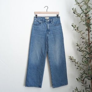 NWT Madewell The Perfect Vintage Wide-Leg Jean in Heathcote Wash